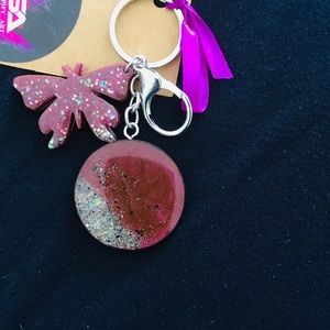 Cute KeyChains for Women Girls,Keychain with Butterflie,Purse Handbags Backpacks